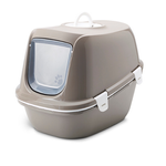 Savic Reina Sift - duża toaleta dla kota w kolorze szarym