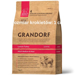 Grandorf Adult Medium Maxi Jagnięcina i Indyk 10kg sucha karma dla psów dorosłych