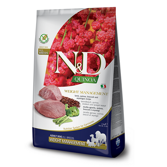 Farmina N&D Quinoa Weight Management Lamb 800g karma dla psów dorosłych wszystkich ras