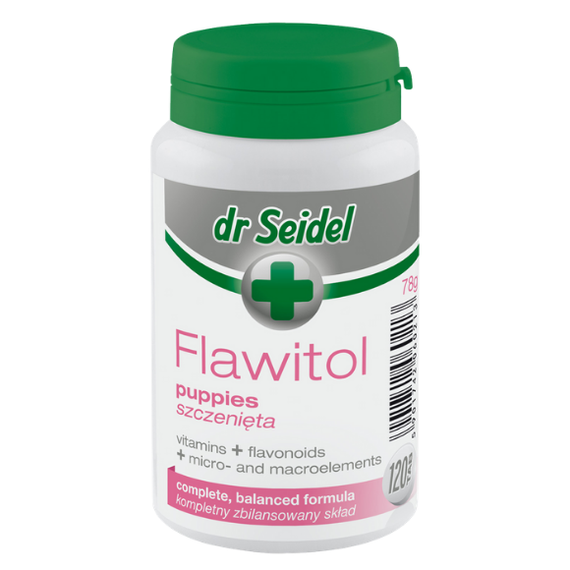 Flawitol tabletki witaminowo-mineralne dla szczeniąt