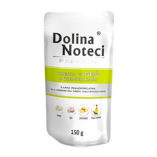 Dolina Noteci Premium - karma dla psów dorosłych gęś ziemniaki saszetka 150 g