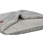 Legowisko dla psa lub kota - Lauren Design Norka Nel Natura szara 100 x 80 cm