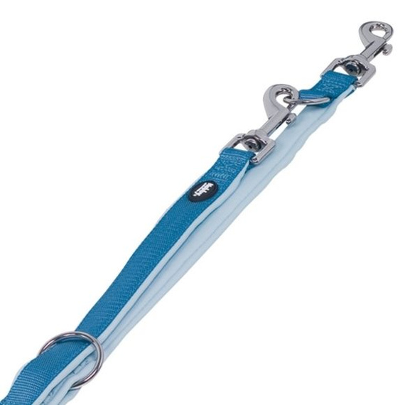 Nobby smycz regulowana Classic Preno błękitna 2cm/200cm