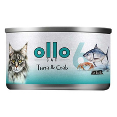 Ollo Cat Nr 6 Tuńczyk i Krab mokra karma dla kota