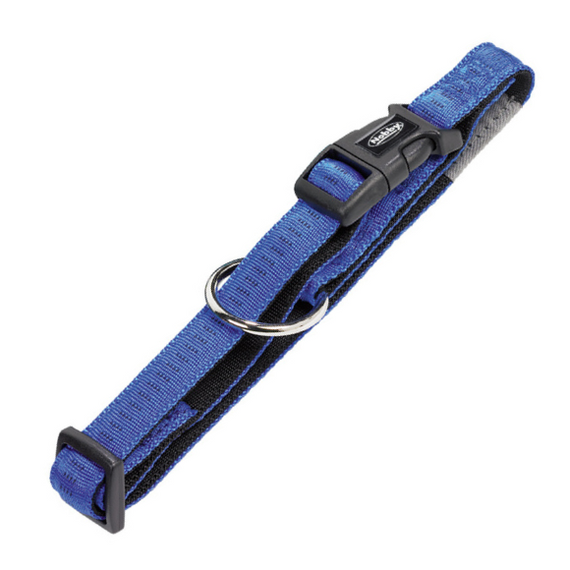 Nobby Obroża Soft Grip 25mm/65cm niebieska