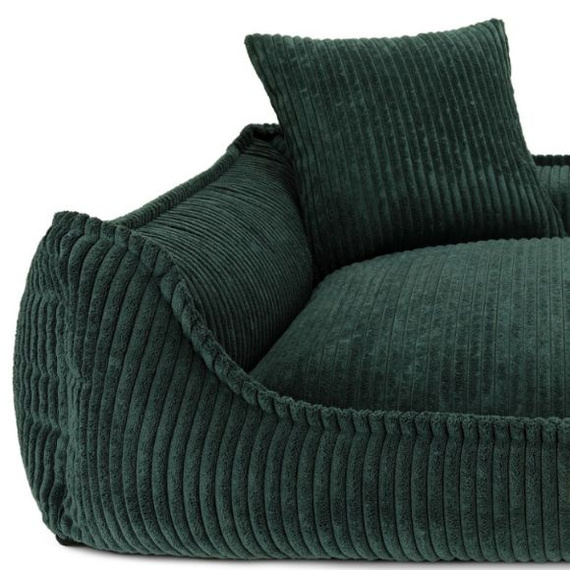 Milano Bottle Green legowisko ortopedyczne dla psa - rozmiar L