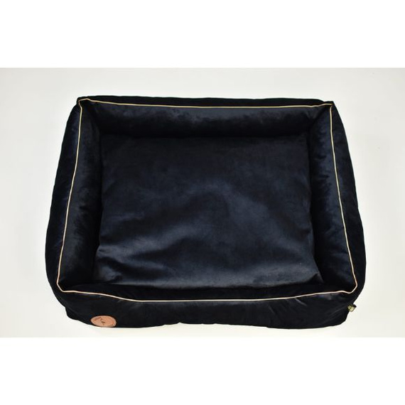 Lauren Design CEZAR - kanapa dla psa lub kota czarny velvet 70/60cm