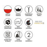 Legowisko ortopedyczne dla psa Rocky 133x114cm węgiel