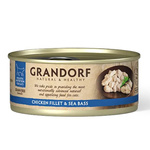 Grandorf pierś z kurczaka z okoniem mokra karma dla kotów 70g