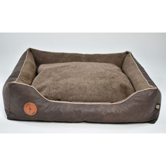 Lauren Design CEZAR - kanapa dla psa lub kota brąz + brąz struktura 60/50cm