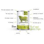 Ollo Pure Digest Beef & Green Tripe mokra karma dla psa - wołowina i żwacze 400g
