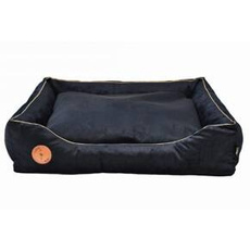 Lauren Design CEZAR - kanapa dla psa lub kota czarny velvet 60/50cm