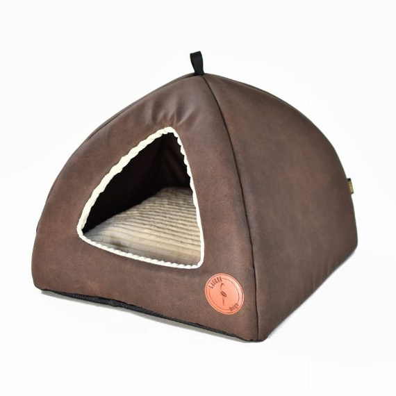 Budka dla kota lub psa 40x40cm Lauren Design BELLA brąz