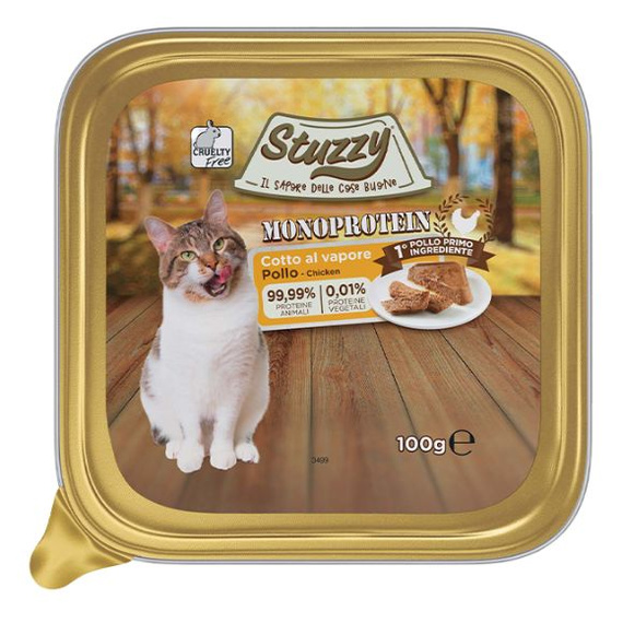 Stuzzy Monoprotein Kurczak – mokra karma dla kotów 100g