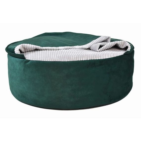 Pufa Bona – legowisko dla psa i kota w kolorze zielonym