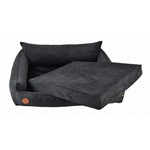 Legowisko ortopedyczne dla psa Rocky 118x104cm węgiel