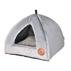 Budka dla kota lub psa 40x40cm Lauren Design BELLA srebrny velvet
