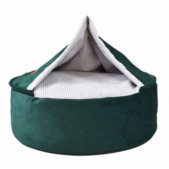 Pufa Bona – legowisko dla psa i kota w kolorze zielonym