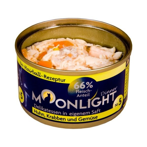 Moonlight Dinner NR 5 Kurczak, kałamarnica, warzywa sosie własnym﻿﻿﻿ 80g