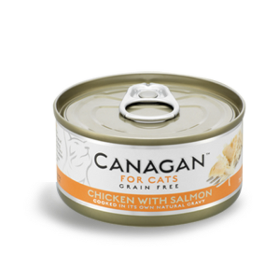 Canagan Kurczak z Łososiem mokra karma dla kota puszka 75g