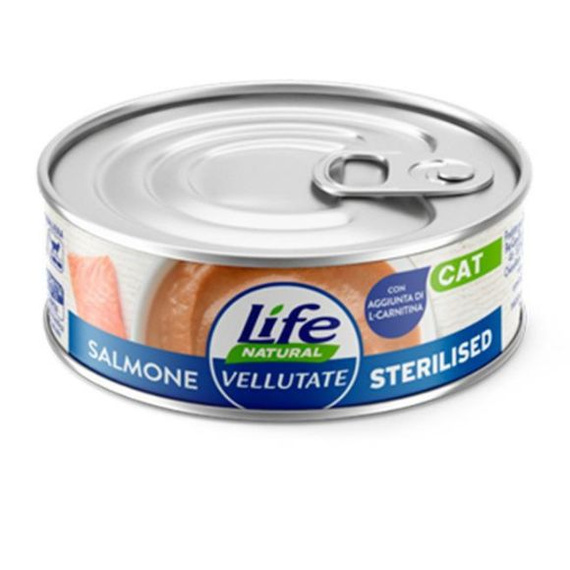 Life Cat Vellutate Sterilised Łosoś mokra karma dla kota 70 g