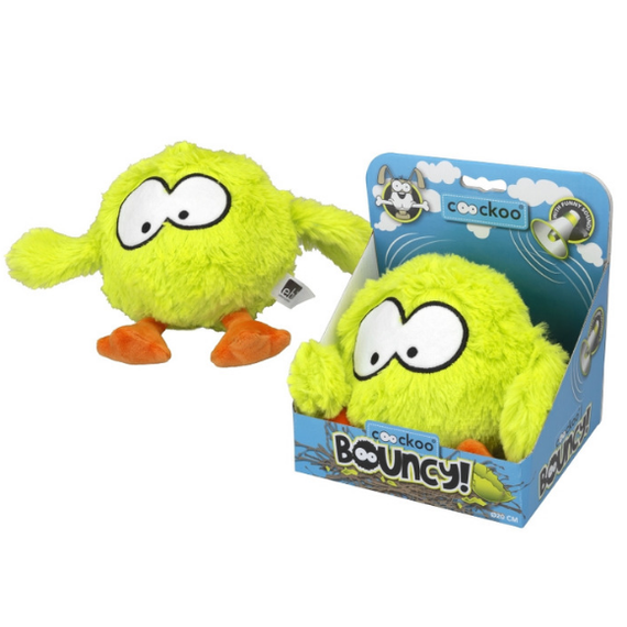 Coockoo Bouncy interaktywna zabawka dla psa w kolorze limonkowym