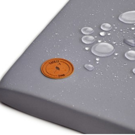 Lauren design DEMI Outdoor - materac dla psa, szara kodura 100/80 cm