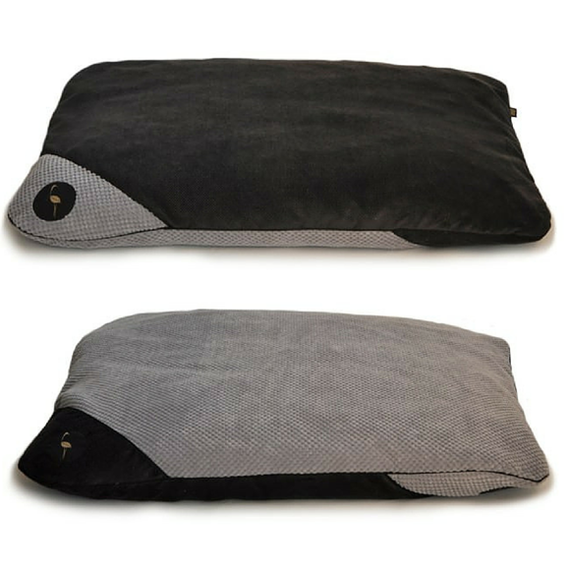 Lauren design FRIDA poducha dla psa lub kota czarno-szara 70/50cm