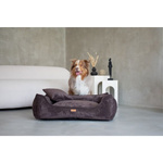 Milano Brown legowisko ortopedyczne dla psa - rozmiar L
