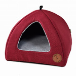 Budka dla kota lub psa 50x50cm czerwona Lauren Design BELLA