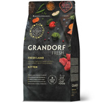 Grandorf Fresh – karma sucha bezzbożowa dla kociąt z jagnięciną, 400g