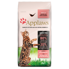 Karma dla dorosłych kotów z kurczakiem i łososiem Applaws Adult Cat Chicken & Salmon, op. 400 g