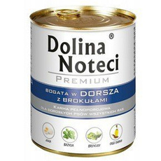 Dolina Noteci Premium dorsz i brokuły 800g - karma dla psów dorosłych