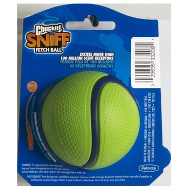 Chuckit! Sniff Fetch Ball Medium piłka o zapachu masła orzechowego