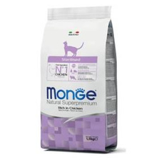 Monge Sterilised Kurczak 1,5kg sucha karma dla kotów