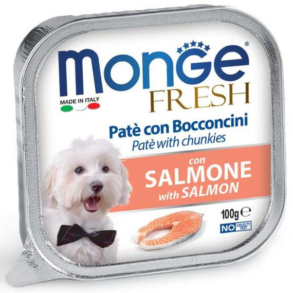 Monge Fresh Dog pasztet z łososiem 100g