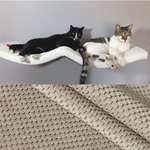 Półka dla kota ŁUK PODWÓJNY 100 kolor beżowy