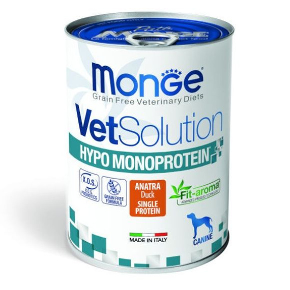 Monge VetSolution Hypo Monoprotein Duck 400g - mokra karma dla psów