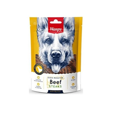 Wanpy Beef Steaks przysmak dla psa grillowane steki wołowe 100g