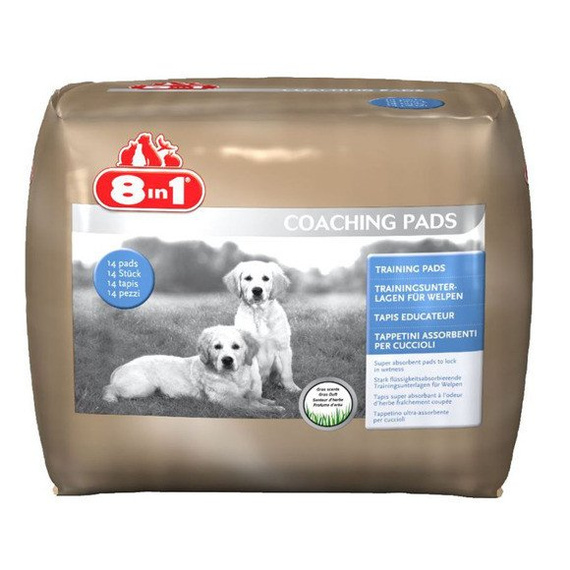 8in1 Training Pads - podkłady dla szczeniąt absorbujące wilgoć, zapach świeżej trawy op. 14 szt.