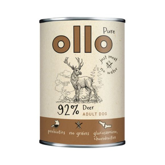 Ollo Pure Deer mokra karma dla psa - jeleń 850g