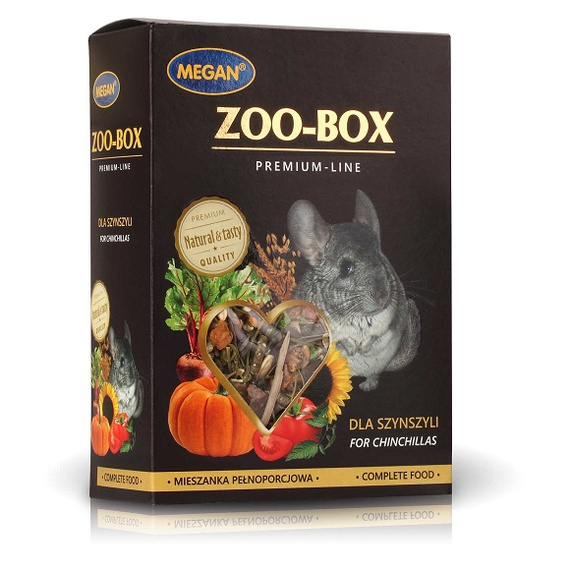 Megan Zoo-Box Premium Line mieszanka dla szynszyli 500g