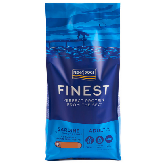 Fish4Dogs Finest Cornish Sardine karma z sardynką dla psów dorosłych dużych ras 12 kg
