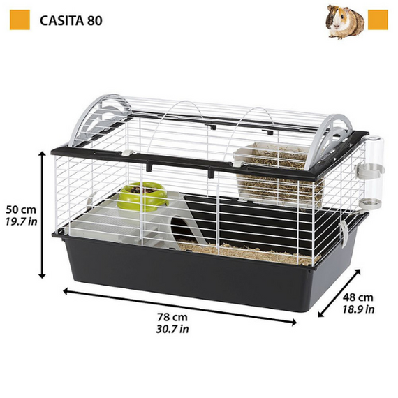 Ferplast Casita 80 - klatka dla świnek morskich