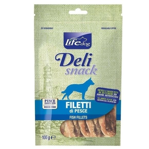 Life Dog Snack Fish 100g filety z ryby przysmak dla psa
