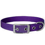 Obroża dla psa wykonana z taśmy 16mm/46cm fioletowa Chaba