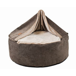 Pufa Bona – legowisko dla psa i kota w kolorze brązowym