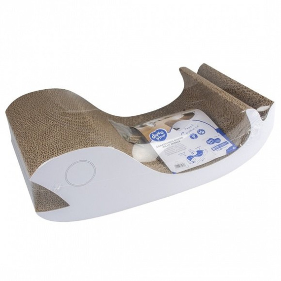 Tekturowy drapak dla kota WIELORYB 48x26x15cm Duvo+