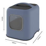 Rotho Toaleta dla kota BIALA kolor niebieski