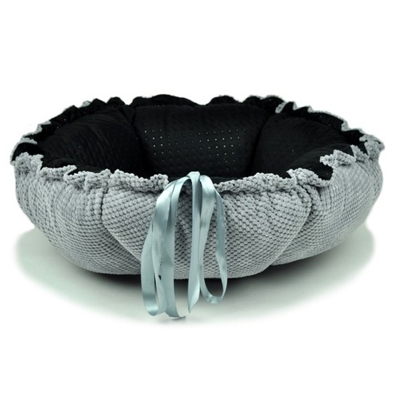 Lauren design legowisko Daisy 65cm - legowisko dla psa lub kota czarno-szare